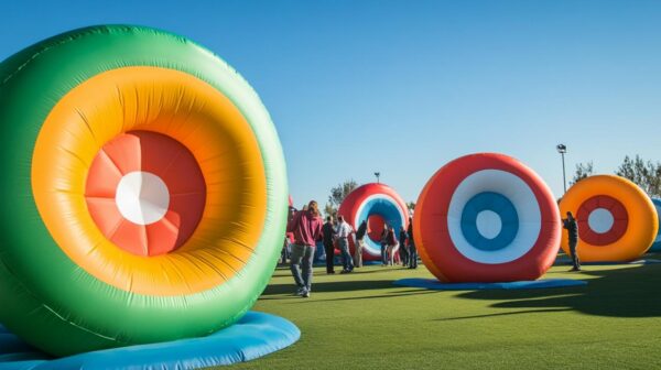 Organisez des événements inoubliables avec des cibles gonflables géantes personnalisées